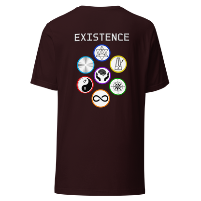 T-SHIRT EXISTENCE - MARRON