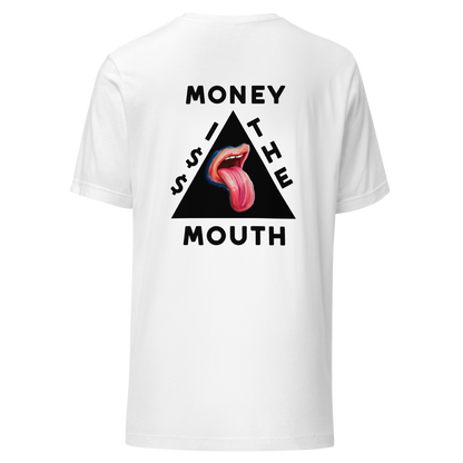 TSHIRT MONEY MOUTH - WHITE