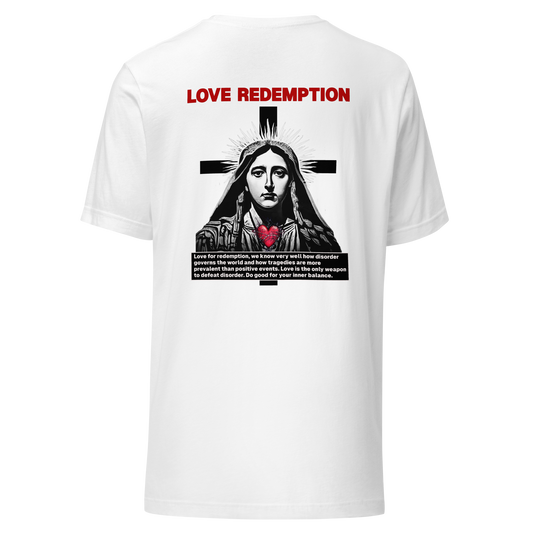 TSHIRT LOVE REDEMPTION - WHITE