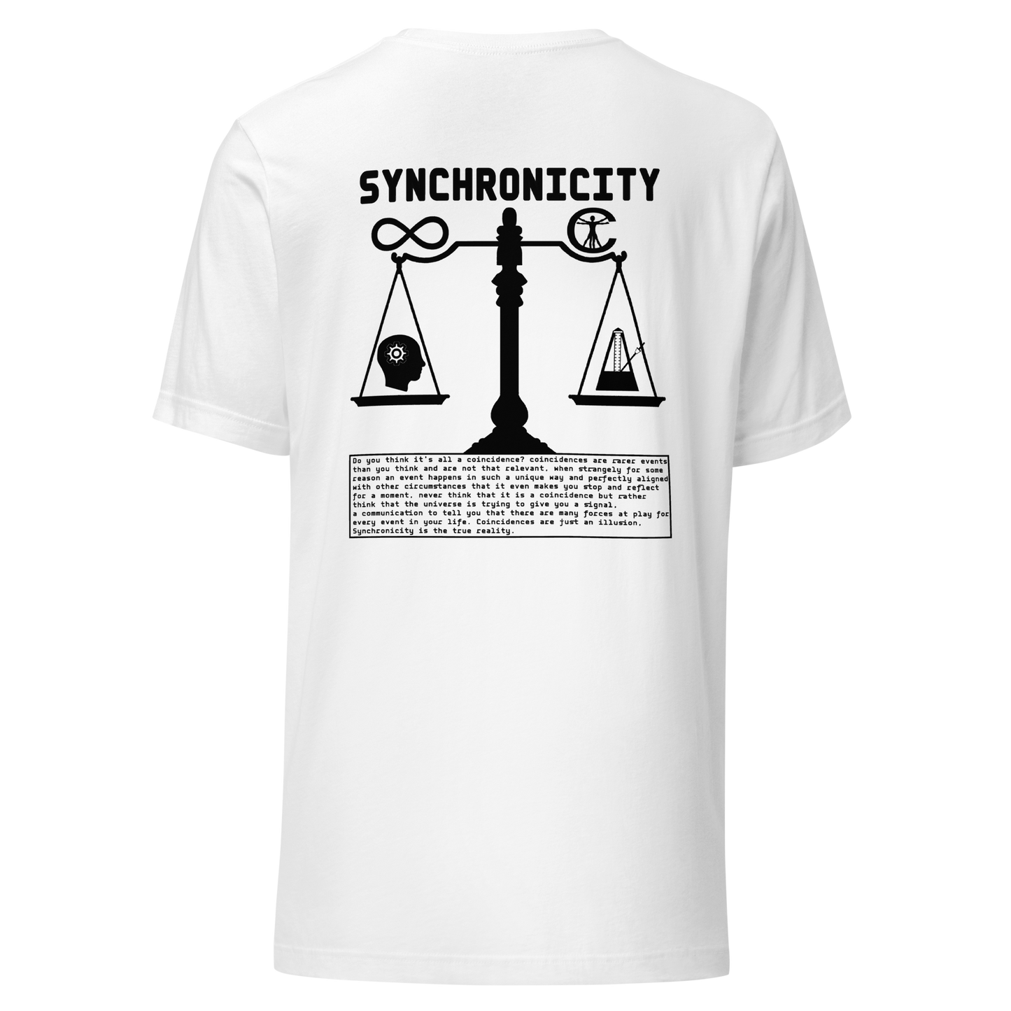 T-SHIRT SYNCHRONICITÉ - BLANC