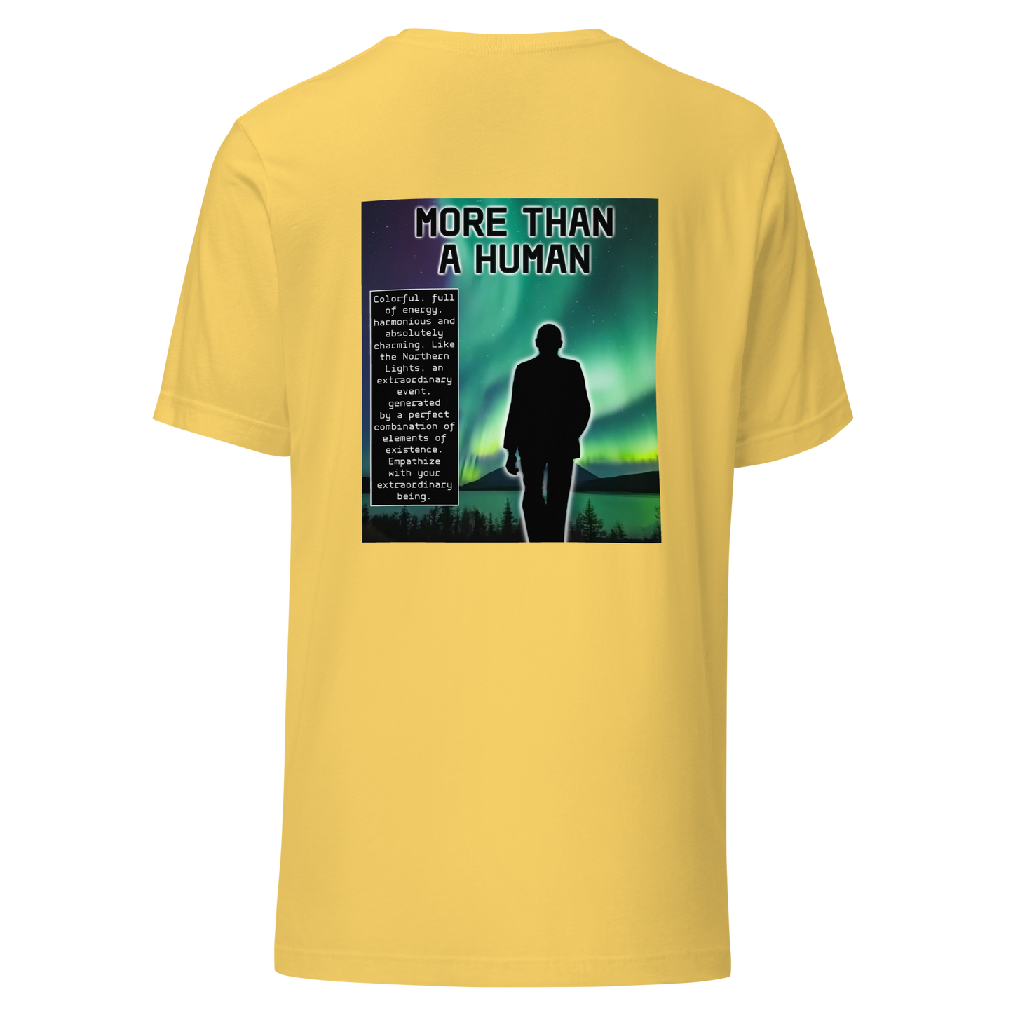 MORE THAN A HUMAN TSHIRT - YELLOW