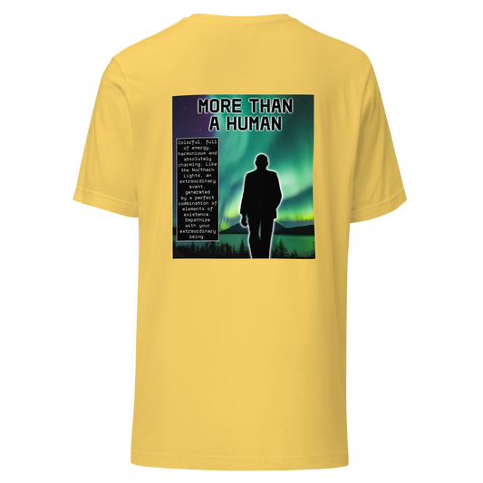 TSHIRT MORE THAN A HUMAN - YELLOW